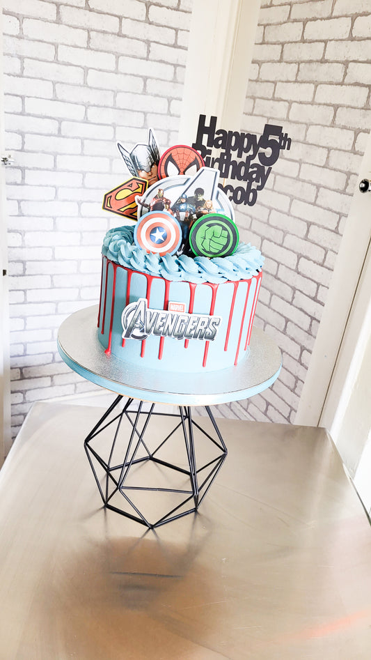 Super Heroes Cake