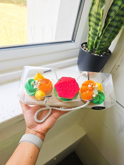 Box of 3 Teacher Cupcakes Gift
